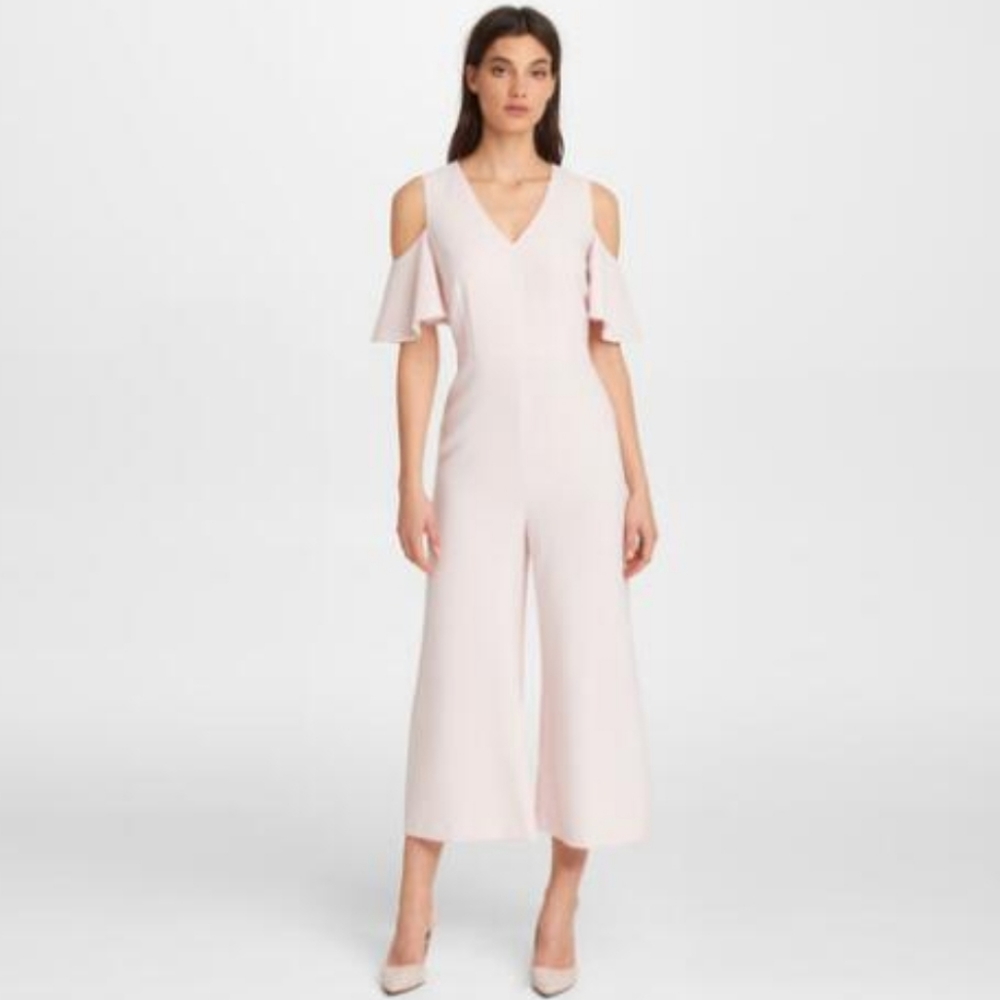 NWT Karl Lagerfeld Cold Shoulder Jumpsuit